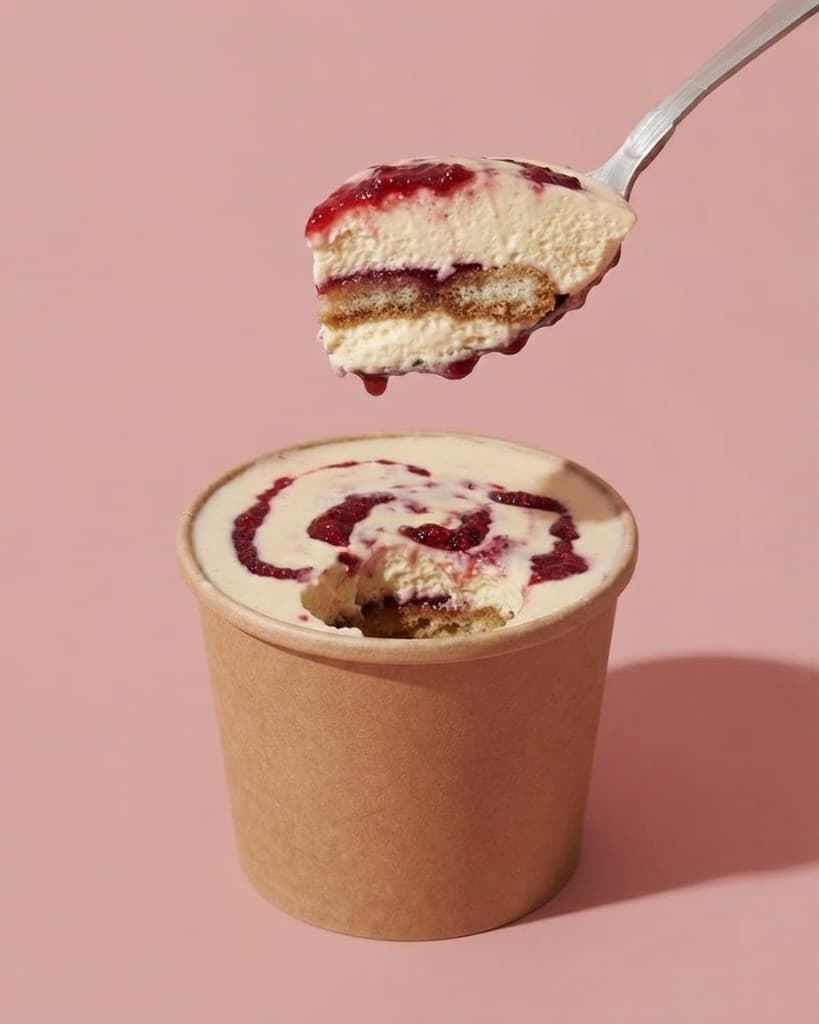 Tiramisú Chocolate blanco & frambuesa