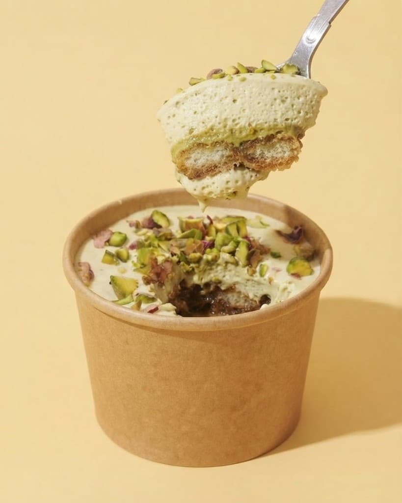 Tiramisú Pistacho